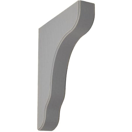 Ekena Millwork 1 3/4"W x 8 1/2"D x 11"H Plymouth Wood Vintage Decor Bracket, Pebble Grey BKTWD02X09X11PLPG
